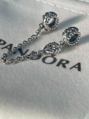 Pandora Heart Family Tree Safety Chain Charm
